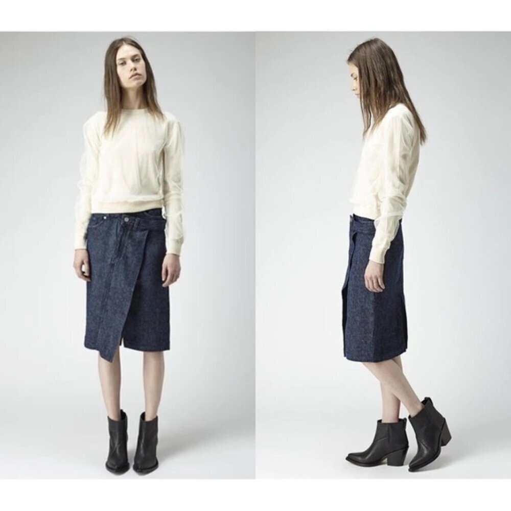 Acne Studios Lia Tulle Pullover Off White Women Size Small